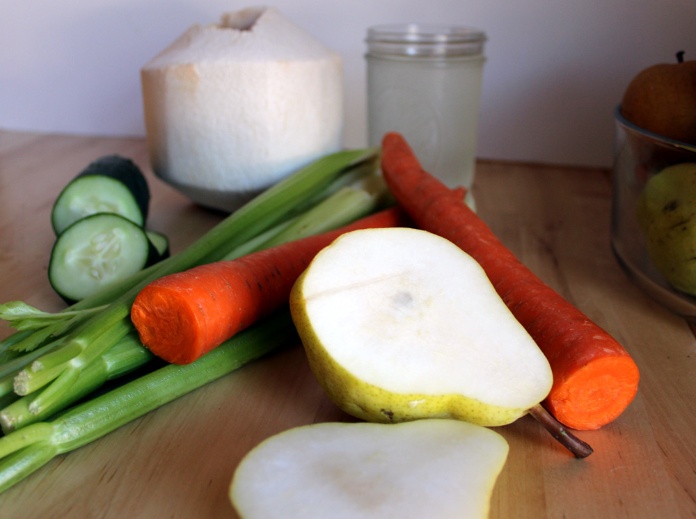 Veggie Coconut Juice Ingredients