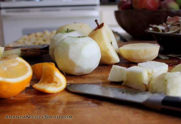 Preparing Apple Pie