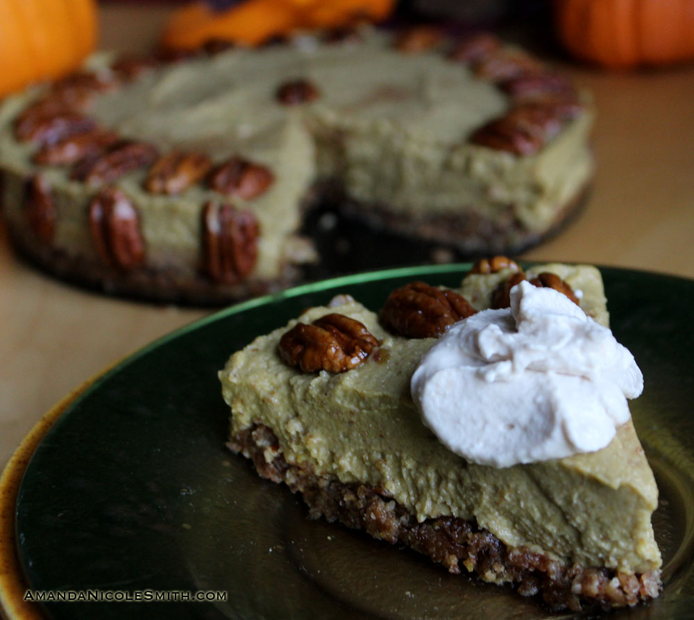 Raw Avocado Pumpkin Pie