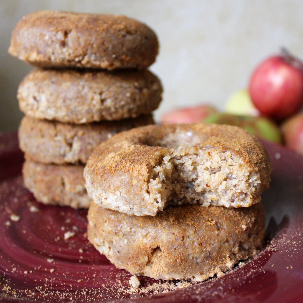 Raw Vegan Apple Cider Doughnuts