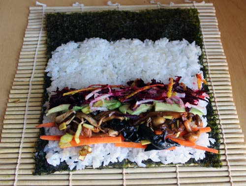 raw vegan sushi