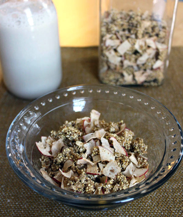 Raw Vegan Apple Cinnamon Granola