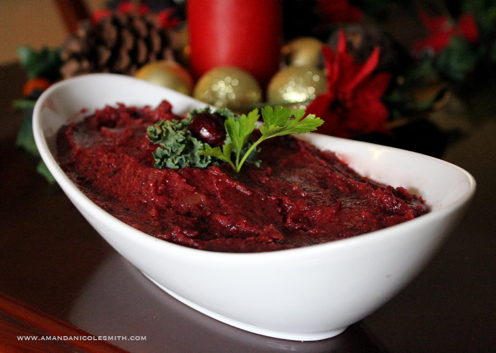 Blended Homemade Cranberry Sauce