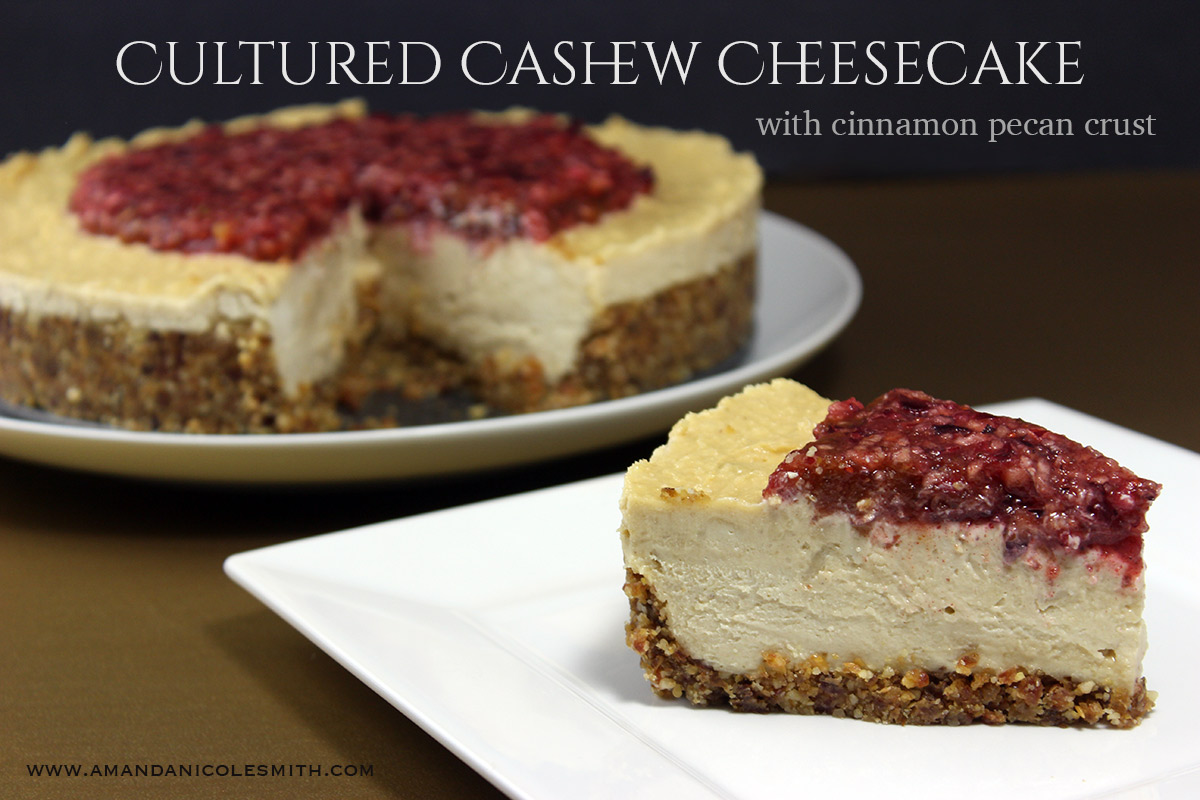 cultured cashew cheesecake