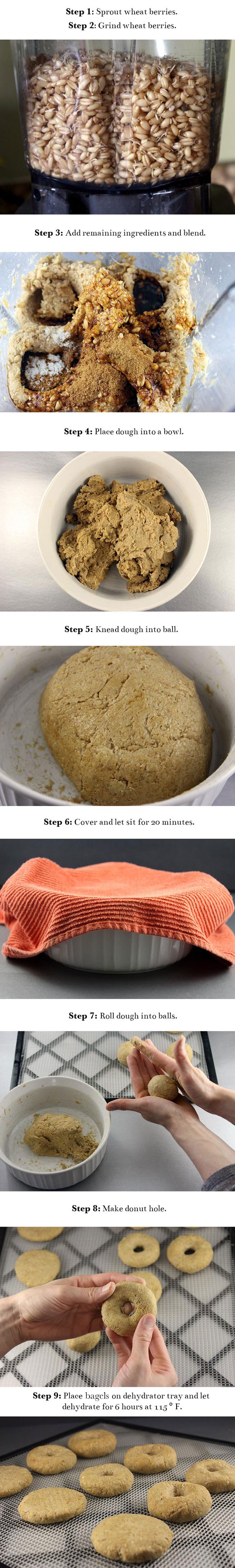 How to make raw vegan bagels