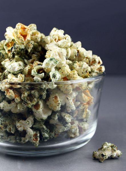 Spicy Spirulina Popcorn Spicy Spirulina Popcorn