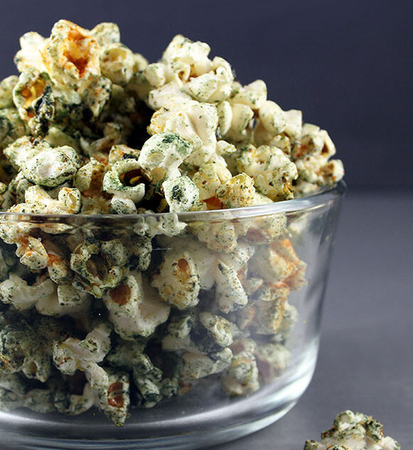 Spicy Spirulina Popcorn
