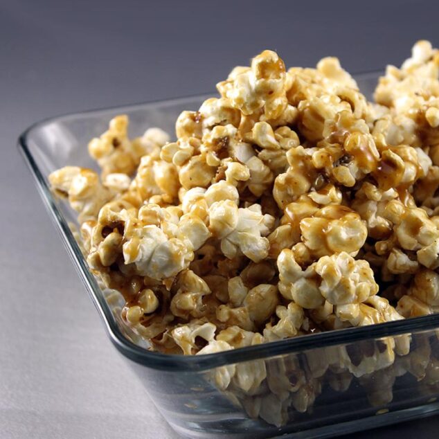 Vegan Caramel Popcorn