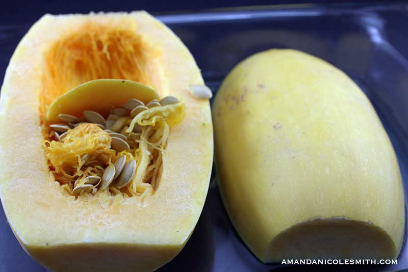 raw spaghetti squash