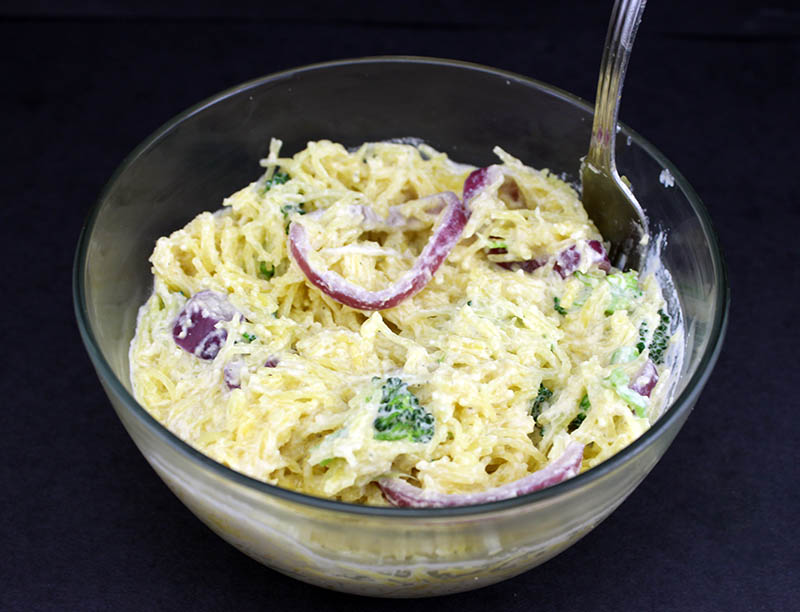 Spaghetti Squash Alfredo