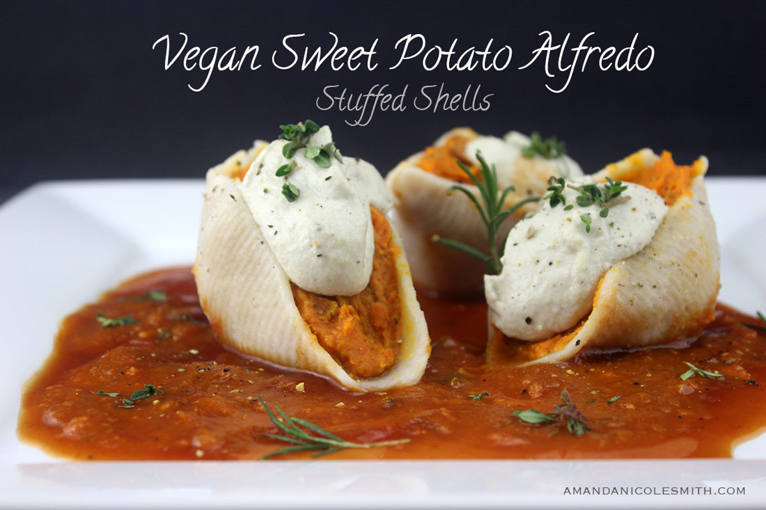 Vegan Sweet Potato Alfredo