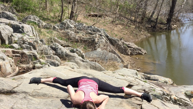 Middle Splits at The Potomac
