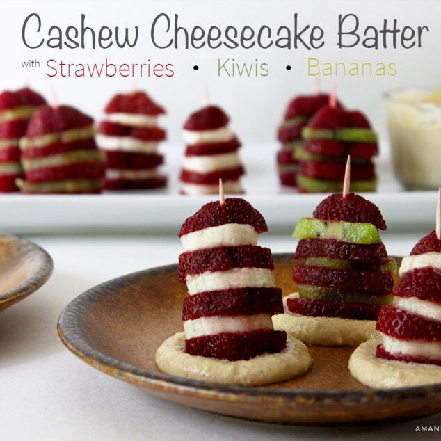 Raw Vegan Cashew Cheesecake Batter
