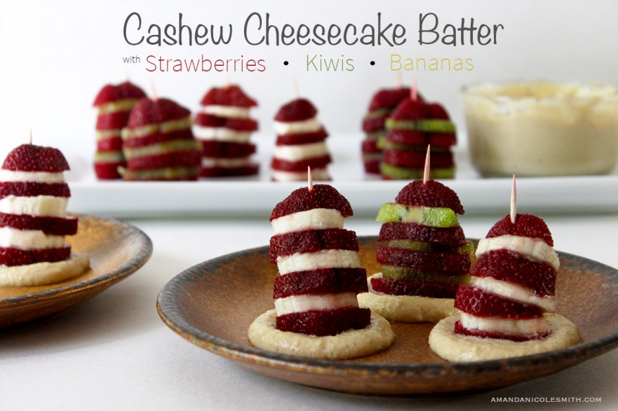 Raw Vegan Cashew Cheesecake Batter