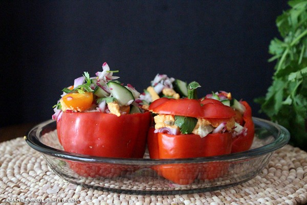 Raw Vegan Stuffed Peppers