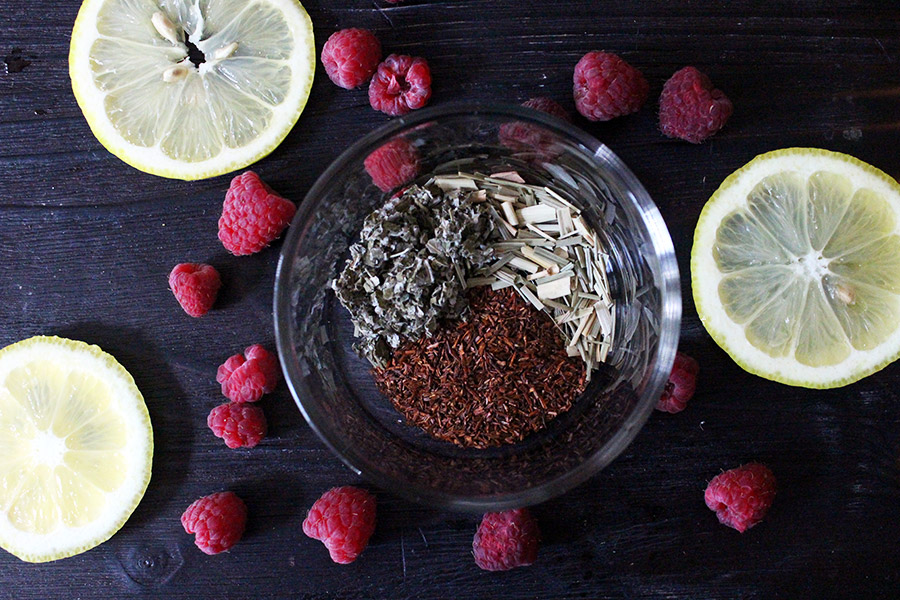 Lemon Raspberry Sweet Tea Ingredients