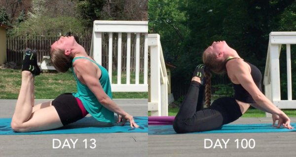 100 Day Challenge 2 | Contortion Flexibility | Before and After ...