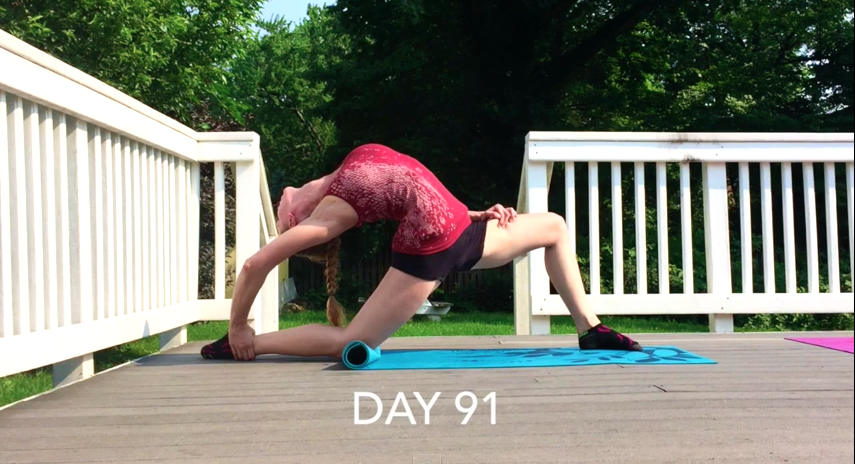Grab Foot in Lunge Progress - The Flexibility Challenge