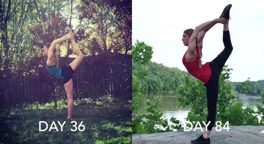 Flexibility Progress - Flexibility Before & After with Fitness Blender  Workouts