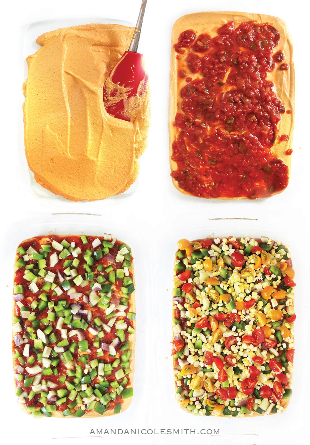 Raw Vegan Taco Dip Layers