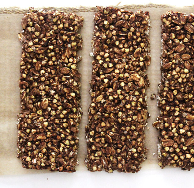 Spouted Buckwheat Chocolate Granola Bars