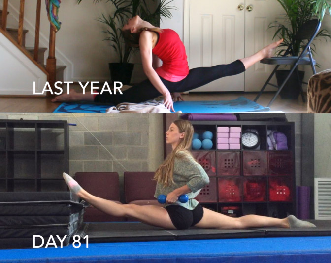 Over split Progress - The Flexibility Challenge
