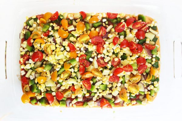 Cashew Cheese Layered Taco Dip