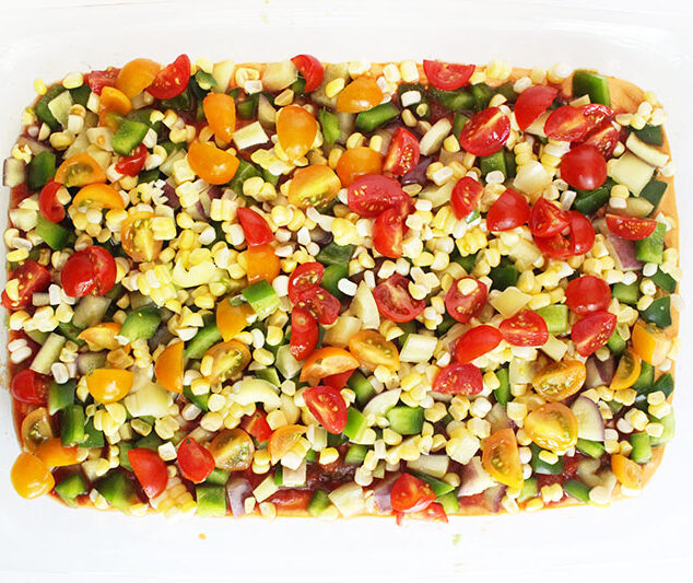 Cashew Cheese Layered Taco Dip