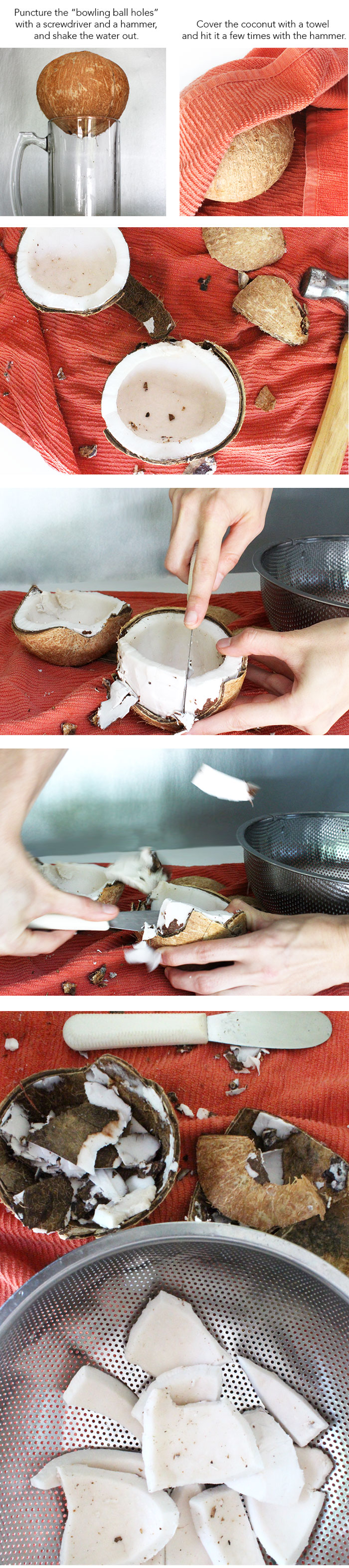 How to open a coconut