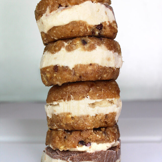 Raw Vegan Chocolate Chip Ice Cream Sandwich