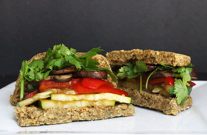 Raw Vegan Sandwich Bread