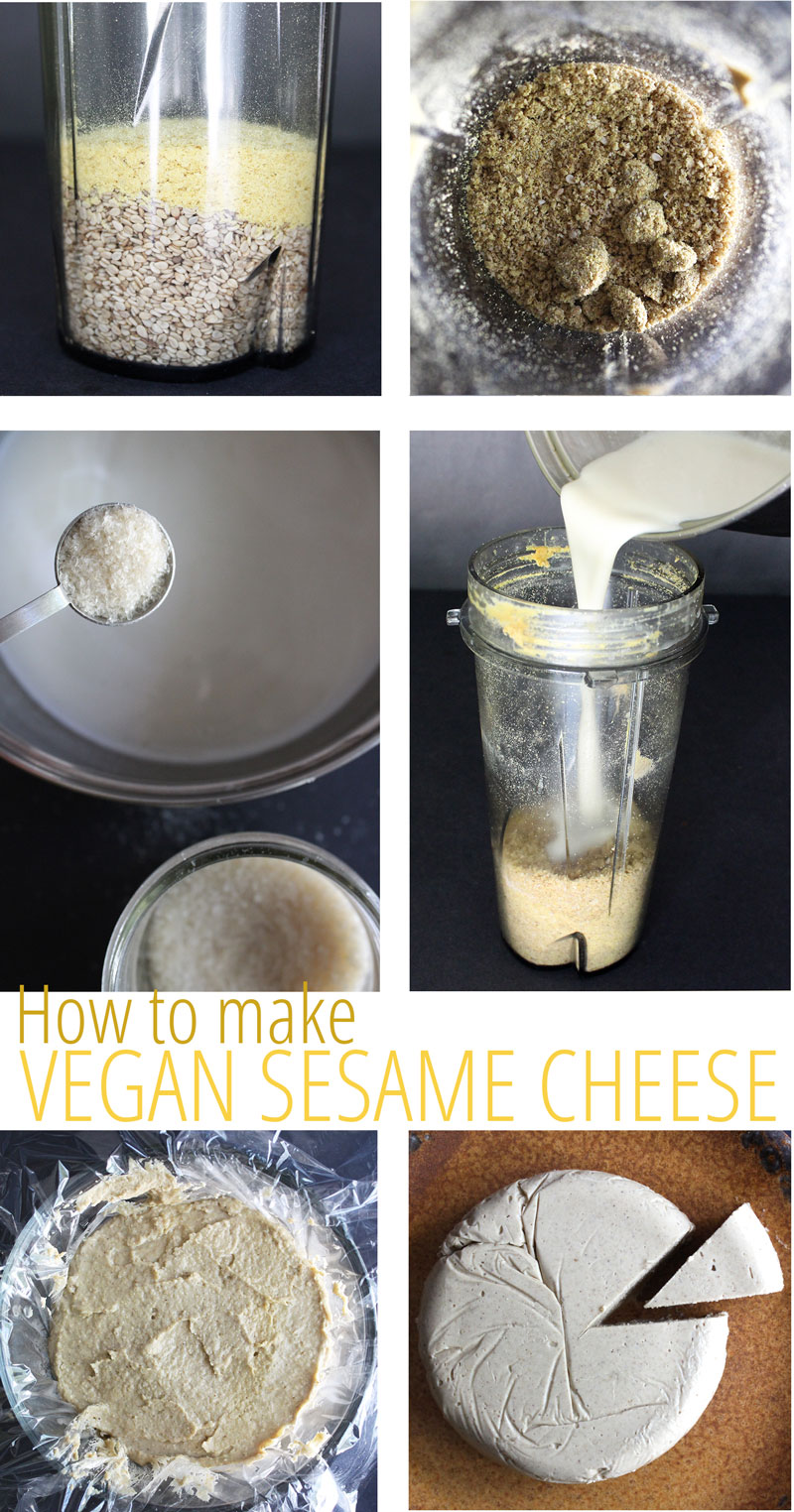 How To Make Vegan Sesame Cheese