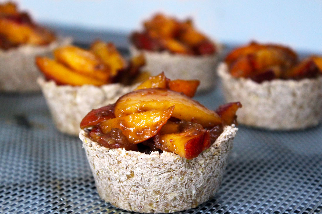 Raw Vegan Peach Pie