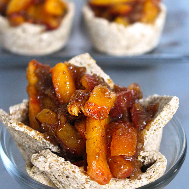 Raw Vegan Peach Pie