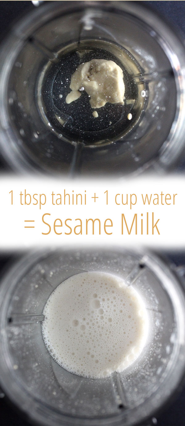 How To Make Raw Vegan Sesame Milk