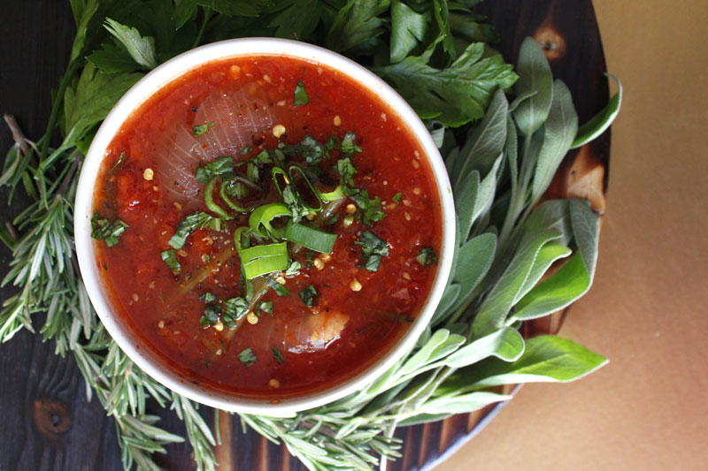 Homemade Chunky Tomato Soup