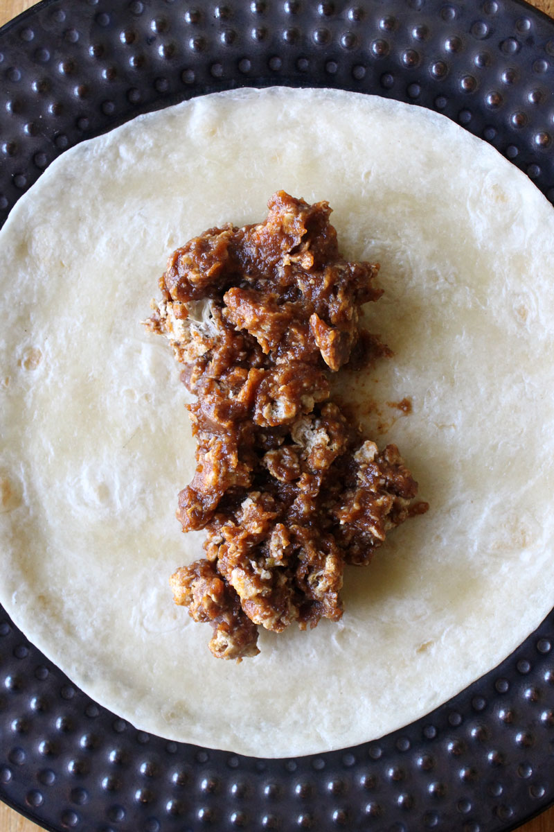 BBQ Popcorn Cauliflower Wraps