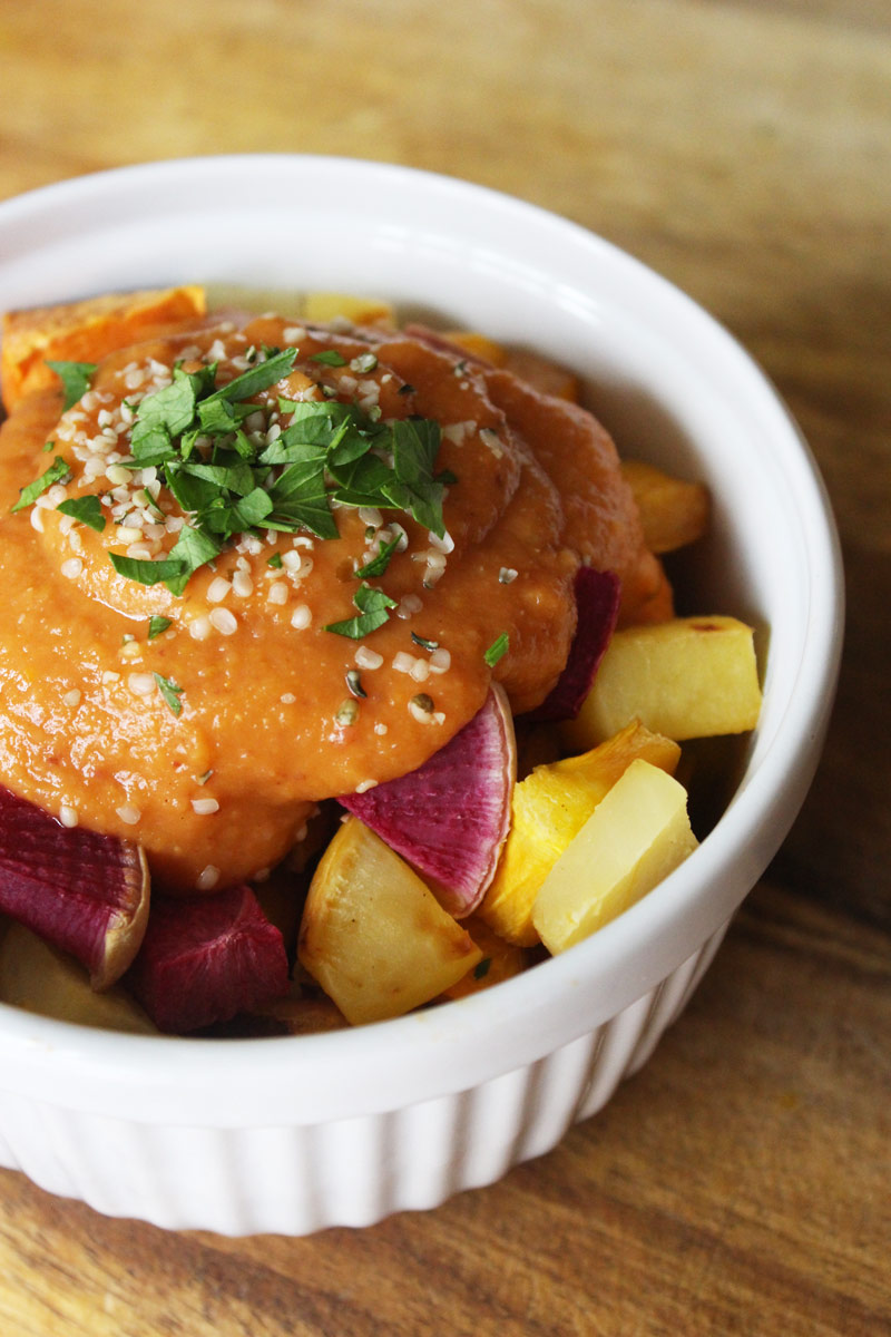 Roasted Winter Veggie Bowl