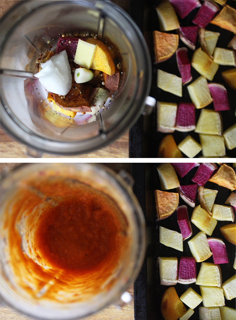 Roasted Winter Root Veggies