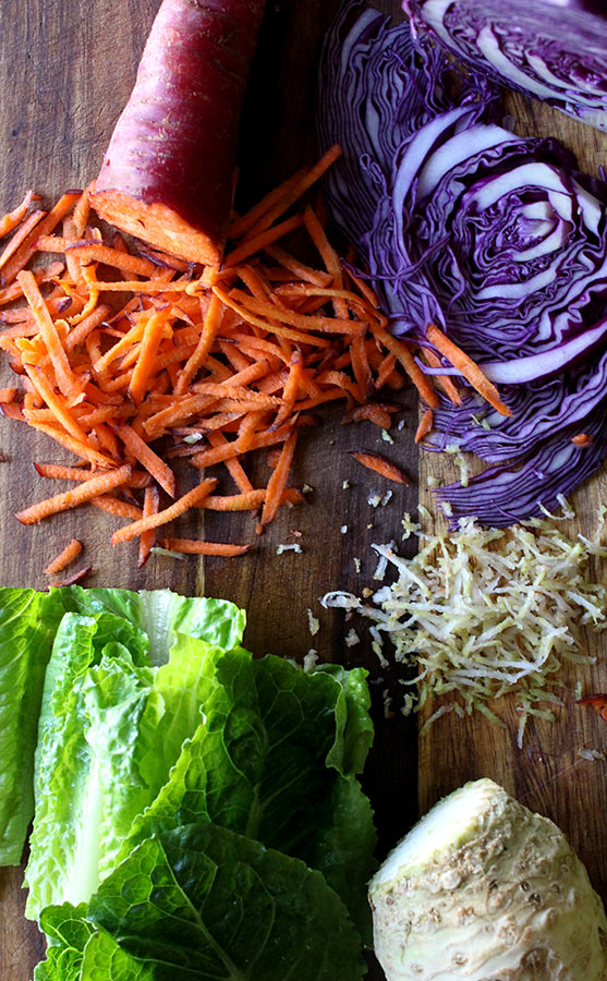 Fresh Spring Roll Vegetables