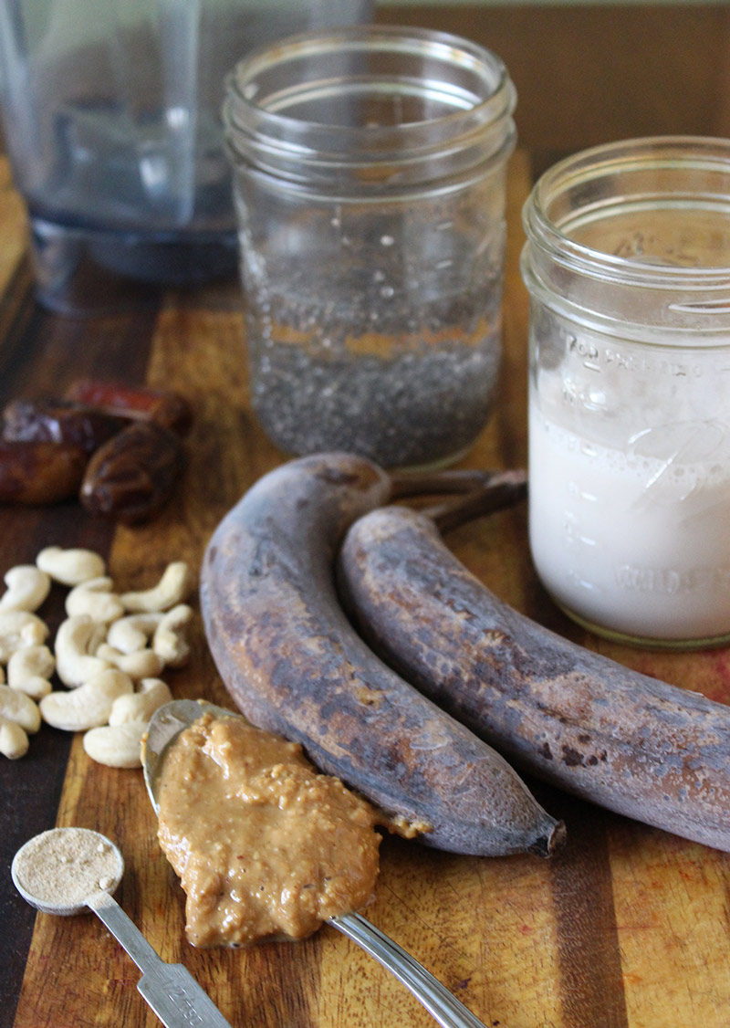 Chia Banana Nut Milkshake