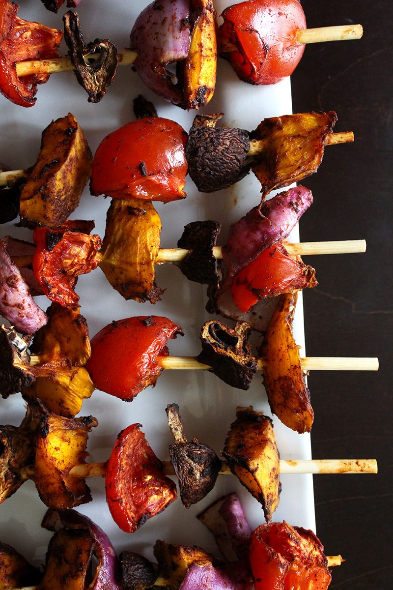 Mango Meat Kabobs