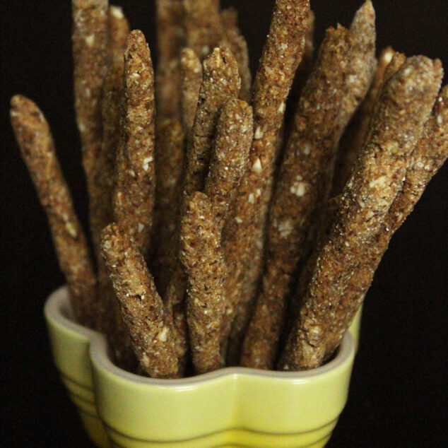 Raw Vegan Pretzel Sticks
