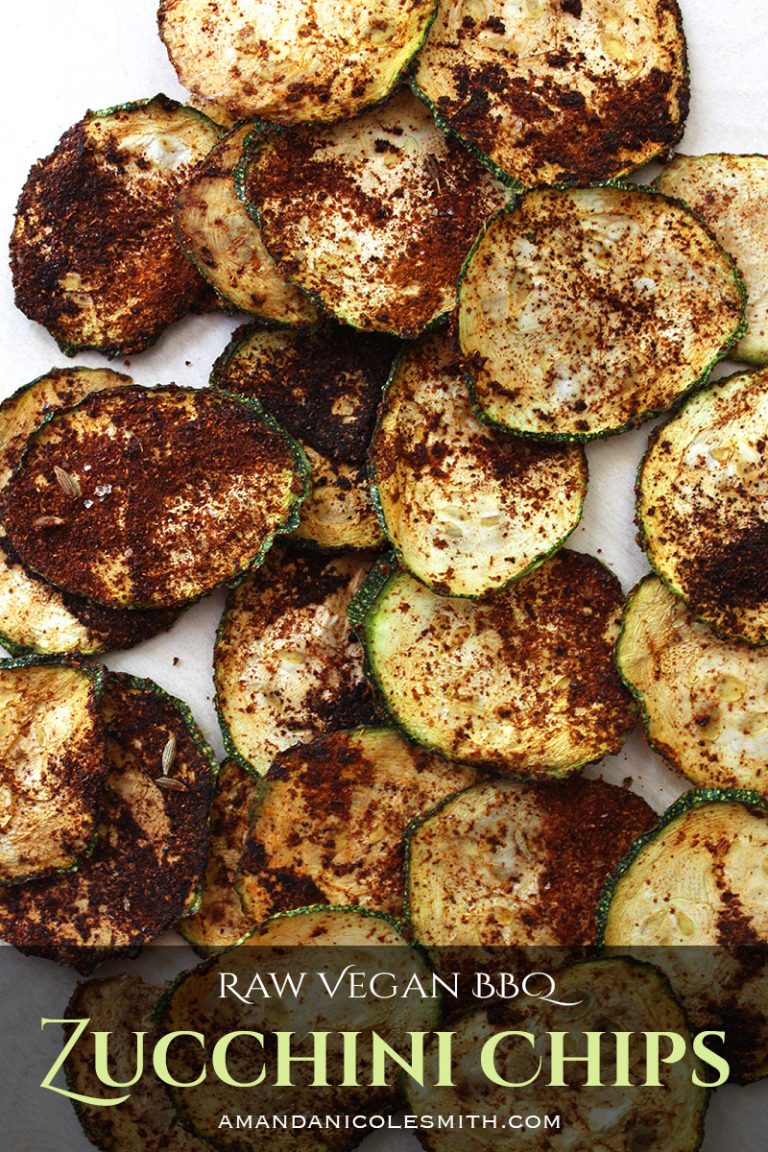 Zucchini Chips Cheesy, BBQ, Salt & Vinegar Amanda Nicole Smith
