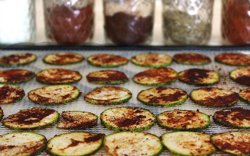 BBQ Zucchini Chips