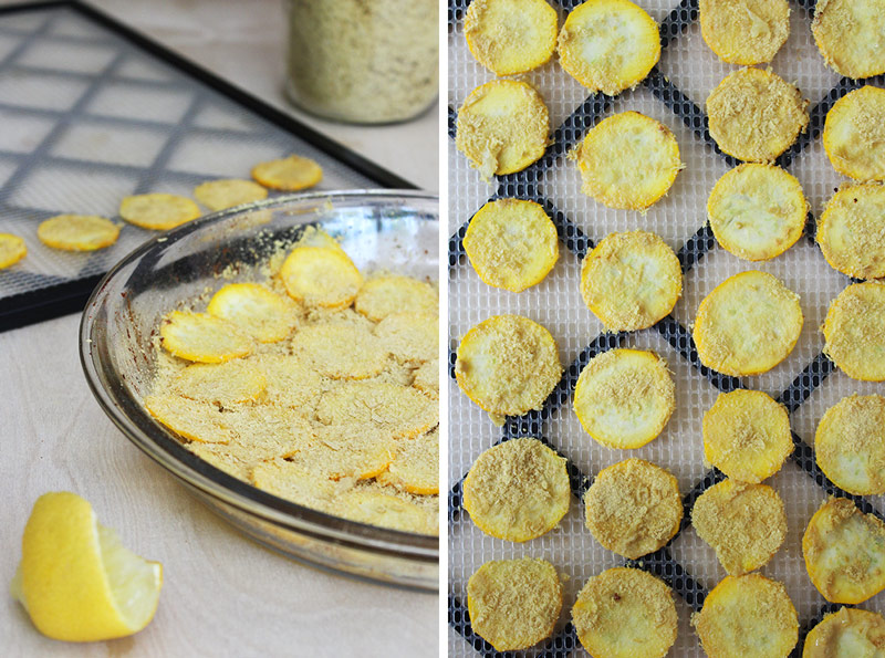 Cheesy Zucchini Chips