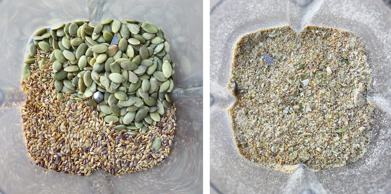 flax & pumpkin seeds