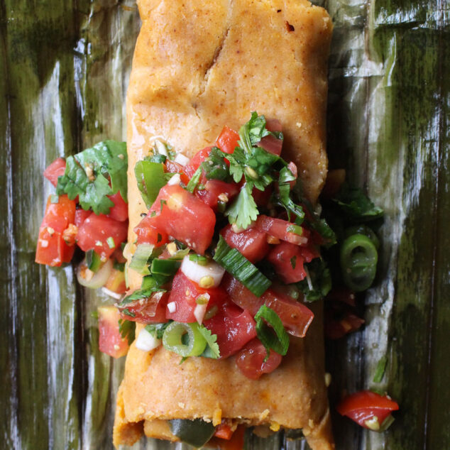 Sweet & Spicy Vegan Tamale