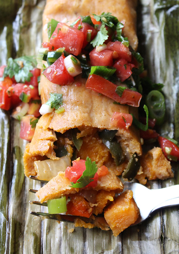 Sweet & Spicy Vegan Tamales