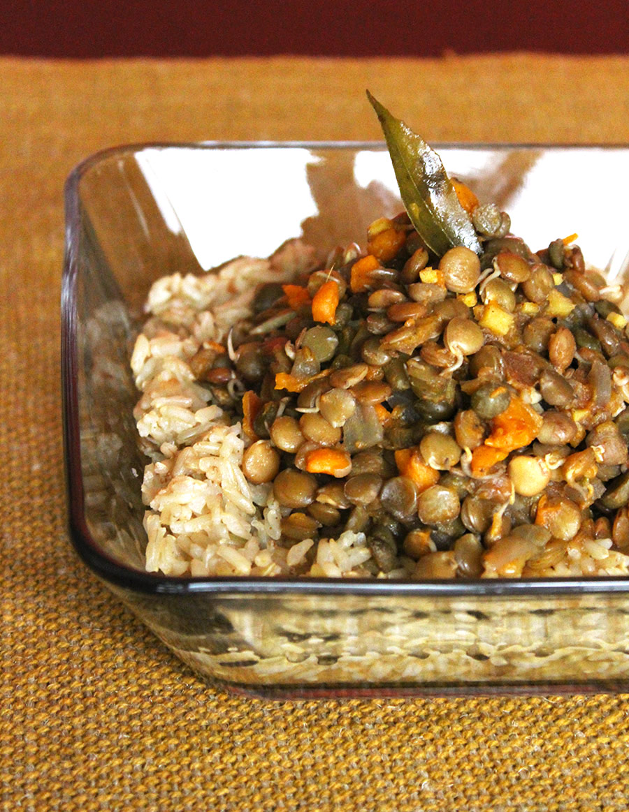 Sweet Potato Lentil Dal - Sprouted & Slow Cooked